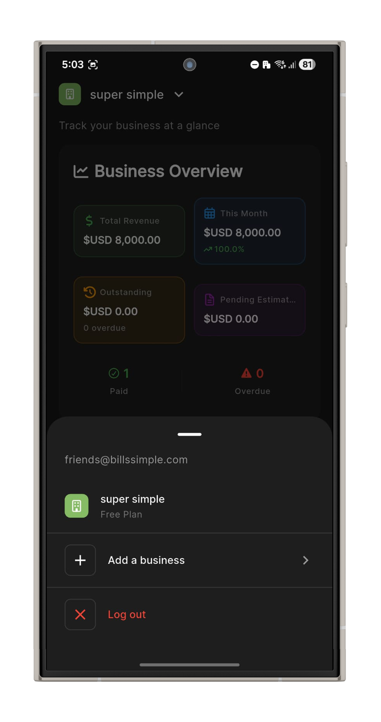 One app for all your businesses